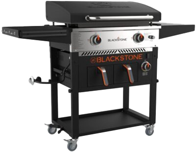 28" Blackstone Air Fryer Grill with Electric Fryer and Lid - 2 Burners
