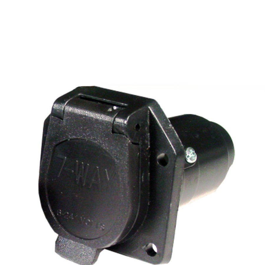 Connecteur 7 brins en plastique pour auto et remorque