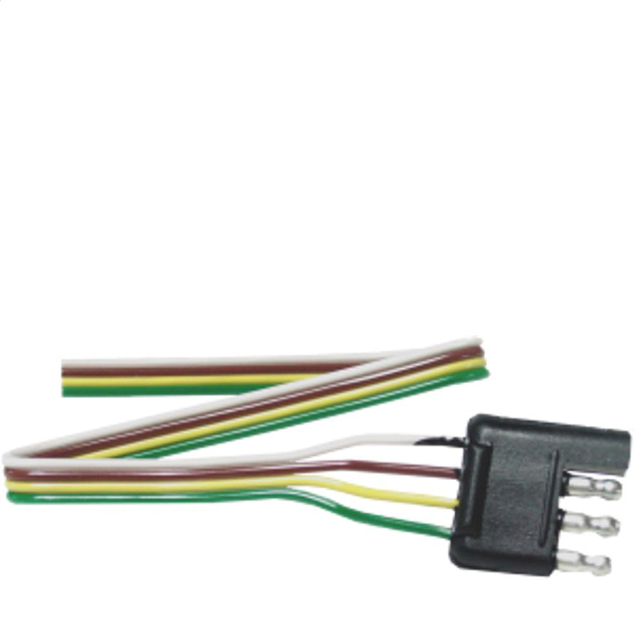 Connecteur remorque 4 brins avec fil 1' – Connecteur électrique de remorque