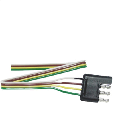 4-Wire Trailer Connector with 1' Wire – Trailer Electrical Connector