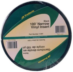 Insert en vinyle noir 3/4" – Remplacement cache-vis pour VR et remorques - VENDU AU PIED