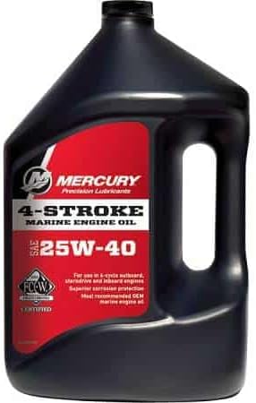 Huile moteur marine Mercury 25W-40 4 temps 4L | Protection maximale