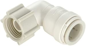 Raccord Coudé Pivotant Femelle 1/2" CTS X 1/2" NPS SeaTech - Polysulfone et Acier Inoxydable