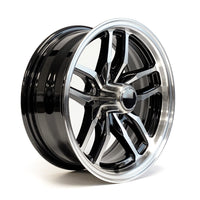 Jante en aluminium noir 15" avec 5 trous - Modèle Osprey