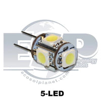 Ampoule 18 LEDs 360 degrés G4 blanc chaud