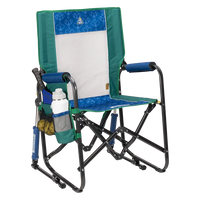 Chaise à bascule Pliable GCI Outdoor Stowaway Rocker - Confort Compact pour le Camping et les Activités de Plein Air