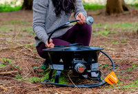 Foyer à Propane Outland Firebowl Deluxe 58 000 BTU – Foyer Portable Certifié CSA pour Activités de Plein Air, Flammes Propres et Sans Fumée