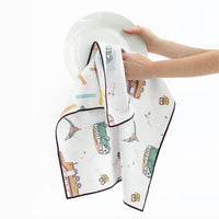 Set of Two Quick-Dry Waffle Microfiber Hand Towels