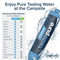 TastePURE Water Filter (KDF) avec protecteur de tuyau flexible