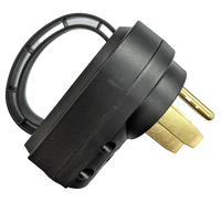50AMP Male Replacement Plug - Weather-Resistant with Integrated Handle - cETL Certified