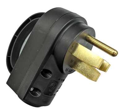 50AMP Male Replacement Plug - Weather-Resistant with Integrated Handle - cETL Certified