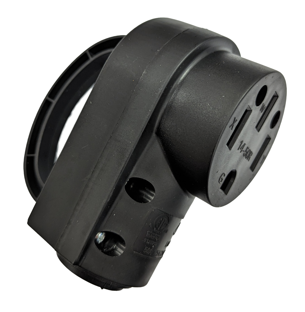 Prise de Remplacement 50 AMP Femelle First Choice – Résistant aux Éléments Extérieurs avec Poignée Intégrée