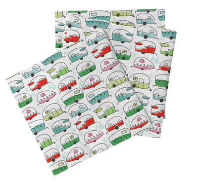 Pack of 20 Large Paper Napkins – Eco-Friendly Disposable Napkins for Camping and Parties - Les Campeuses en Cavale