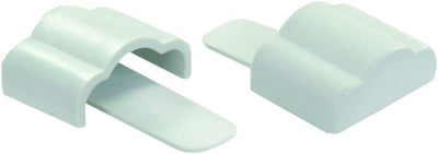 JR Products 49615 Polar White End Cap - RV Extrusion Fitting