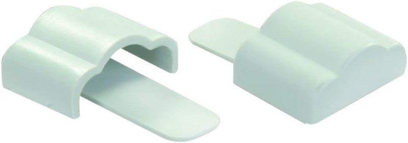 JR Products 49615 Polar White End Cap - RV Extrusion Fitting
