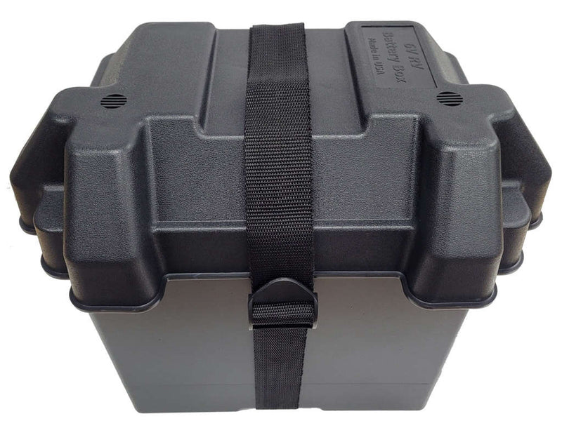 Boîtier de batterie 6V robuste ventilé | Protection batterie VR & remorque