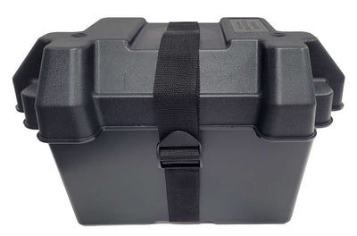 Boîtier de Batterie Groupe 27 Ventilé avec Sangle – Polypropylène Résistant
