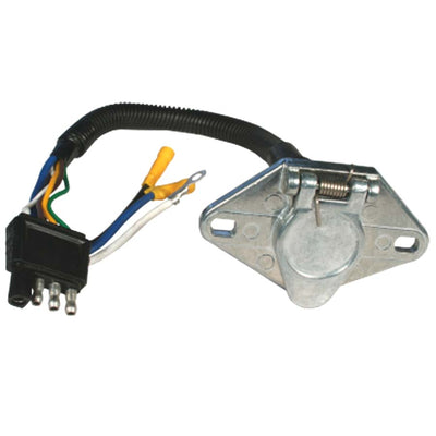 Adaptateur métallique 4 broches à 6 broches pour remorque