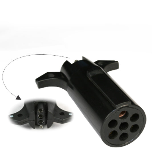 Adaptateur 7 brins rond vers 4 brins – Convertisseur de prise de remorque