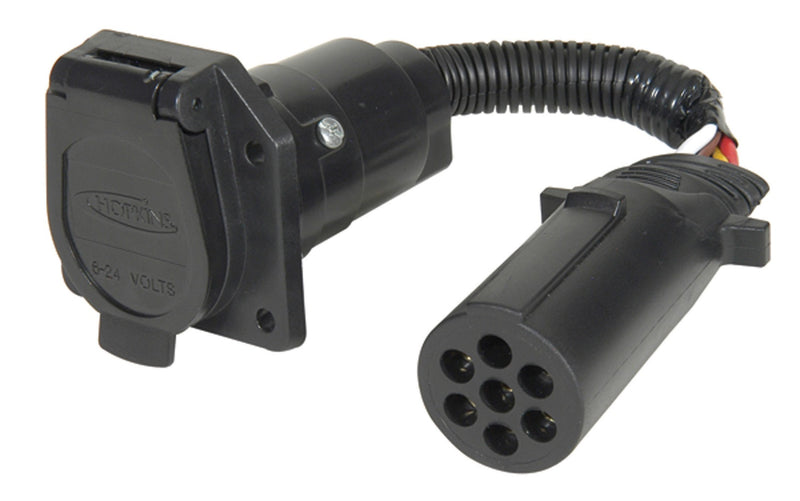 7 Round to 7 Flat Trailer Adapter