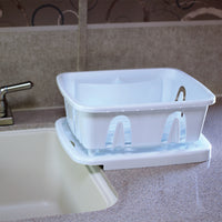 Camco Mini Dish Drying Rack for RV & Marine Sinks – Compact and Durable