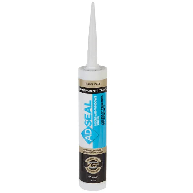 Transparent Silicone for Windows and Doors – Weather Resistant – 304 ml