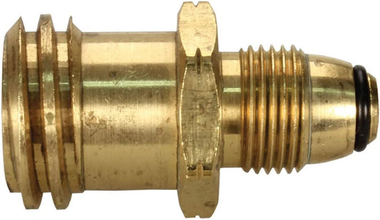 Adaptateur de propane JR Products 07-30125 - Connecteur femelle Quick Connect à mâle POL pour bouteilles LP anciennes