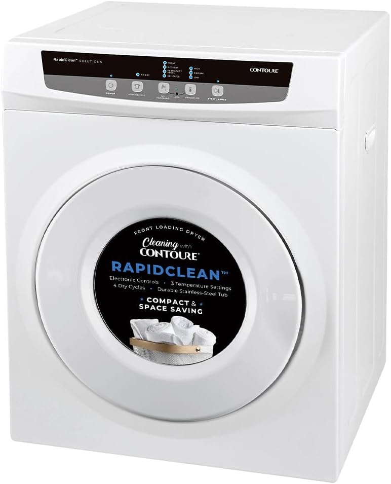 Sécheuse électrique compacte 24 po pour VR – CONTOURE DE-1350W empilable