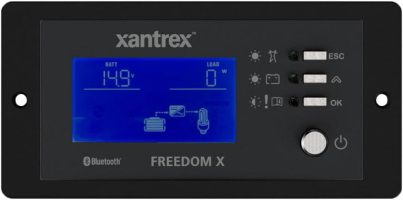 Panneau de commande à distance Bluetooth Xantrex pour onduleurs FREEDOM X et XC avec câble réseau de 25 pieds