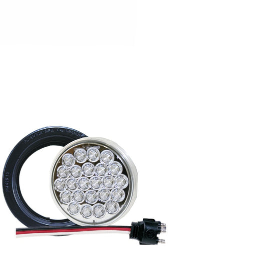 Lumière de recul ronde 4" – 24 LED haute intensité pour remorque