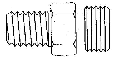 Male NPT x Male Hose Adapter 1/2" x 3/4" – Durable Garden Connector