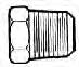 Bouchon Hexagonal en Laiton 1/4" NPT – Adaptateur Mâle