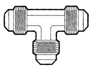 Union en T 3/8" Mâle Flare – Raccord laiton pour gaz et réfrigération