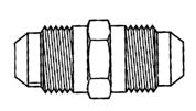 3/8" Male Flare Union – Brass Fitting Model 741-080