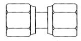 Raccord pivotant flare femelle 3/8" x 3/8" – Modèle 741-025 / 14FSV-6