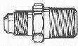 Connecteur mâle FLARE x PIPE 1/2" x 3/8" – Raccord laiton 741-174