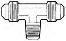 Raccord ''T'' Mâle à Tuyau 3/8" x 1/8" | Connecteur Fileté Hydraulique/Pneumatique