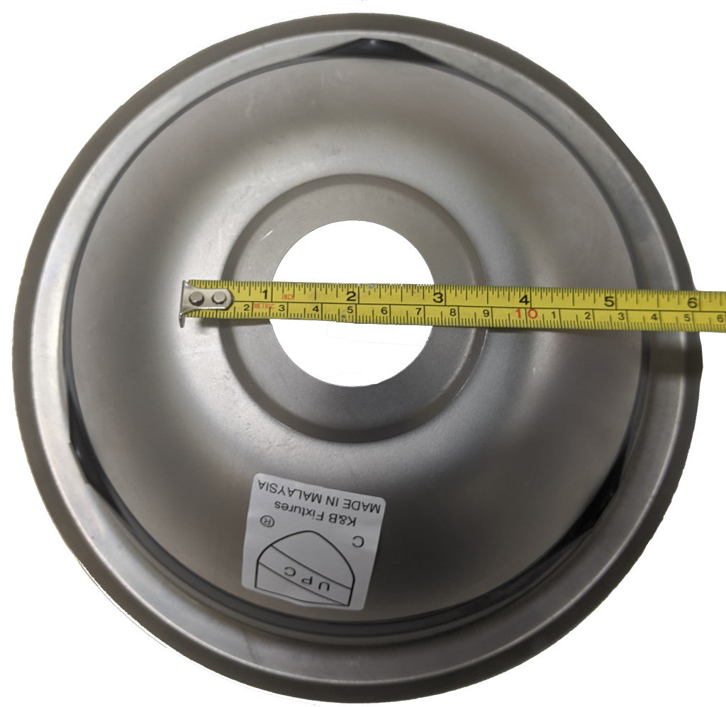 Évier Rond 10" x 4" en Acier Inoxydable – Durable pour Cuisine et VR