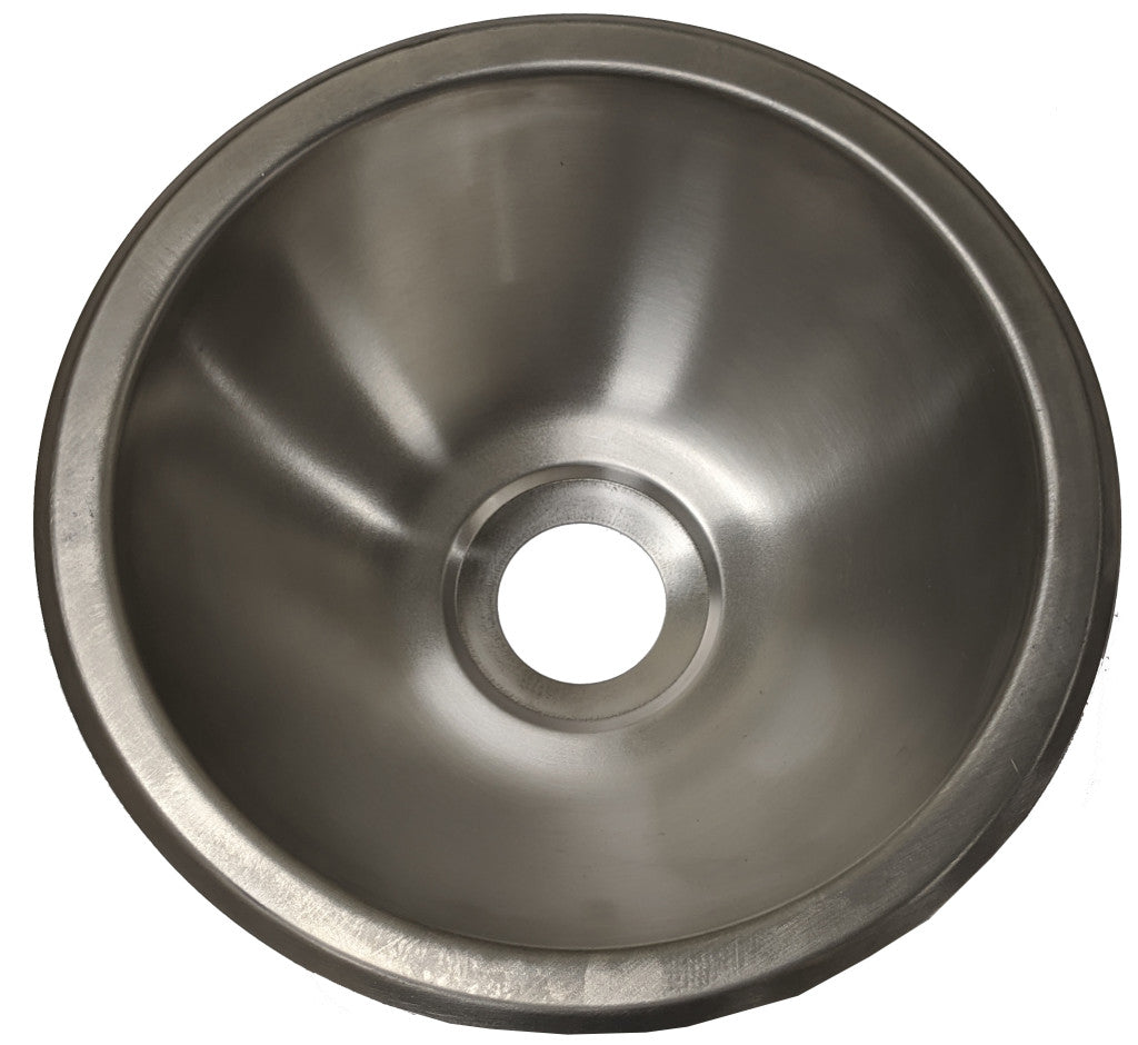 Évier Rond 10" x 4" en Acier Inoxydable – Durable pour Cuisine et VR