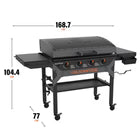 Plaque de cuisson Blackstone 36 po Iron Forged avec couvercle