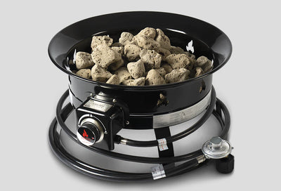 Foyer à Propane Outland Firebowl Deluxe 58 000 BTU – Foyer Portable Certifié CSA pour Activités de Plein Air, Flammes Propres et Sans Fumée
