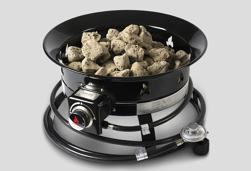 Foyer à Propane Outland Firebowl Deluxe 58 000 BTU – Foyer Portable Certifié CSA pour Activités de Plein Air, Flammes Propres et Sans Fumée