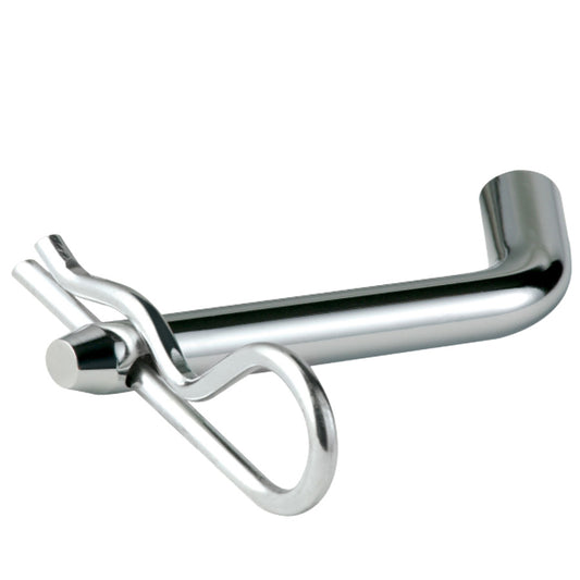 Goupille avec clip 3/8" pour attelage de remorque – Plaque en H robuste