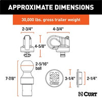 Gooseneck OEM Trailer Hitch for Ford, GM, Chevrolet, Nissan - 30K Capacity