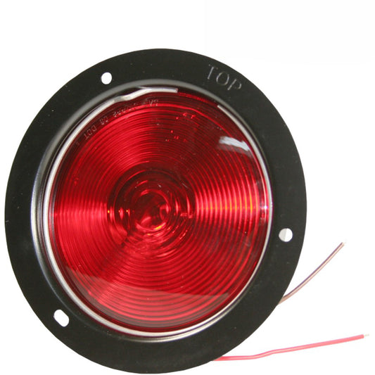 Lumière encastrée métal rouge pour remorque