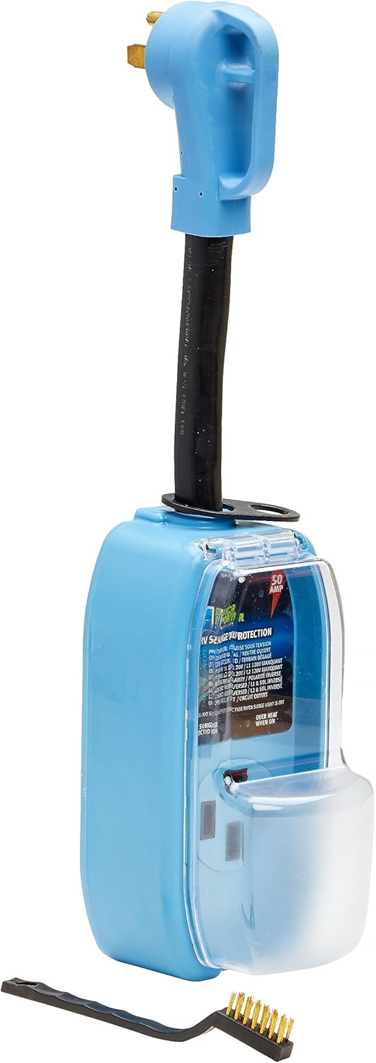 Protecteur de surtension 50A pour VR – Dicor DP-SP50A-P – Modèle portable avec indicateurs LED