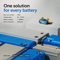 Moniteur de batterie Bluetooth Victron Energy SmartShunt 500A IP65