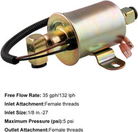 Onan Cummins Electric Fuel Pump 149-2620 A029F887 A047N929 – 35 GPH / 5 PSI