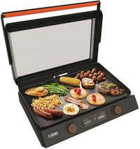 Grille Électrique Blackstone 8001 E-Series 22'' - Griddle avec Couvercle et Revêtement Antiadhésif