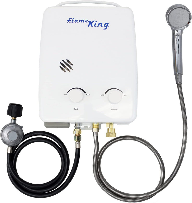 Chauffe-eau au propane portable 34 000 BTU - Sécurité CSA, facile à installer et durable